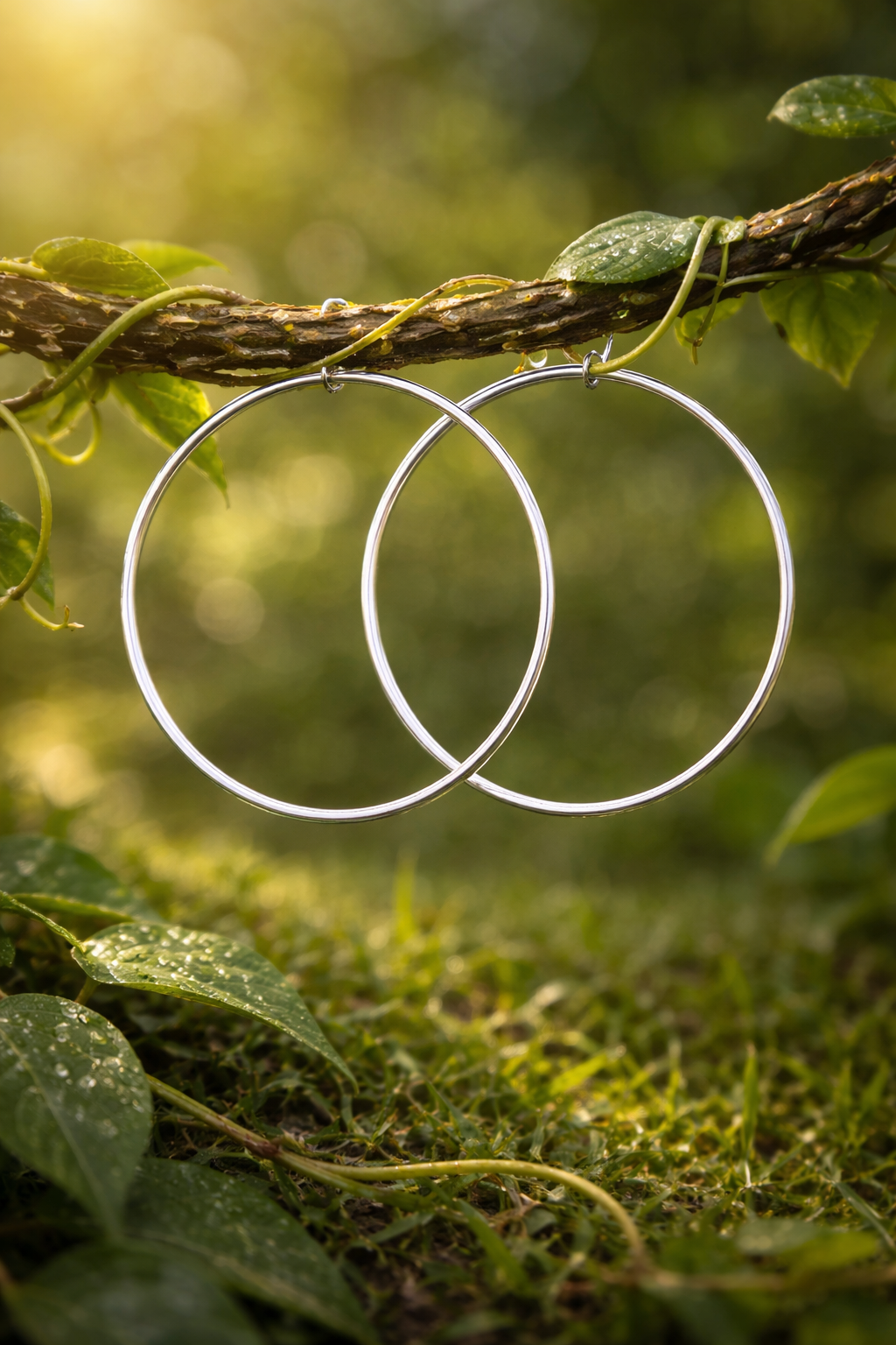 Super Simple Silver Circles