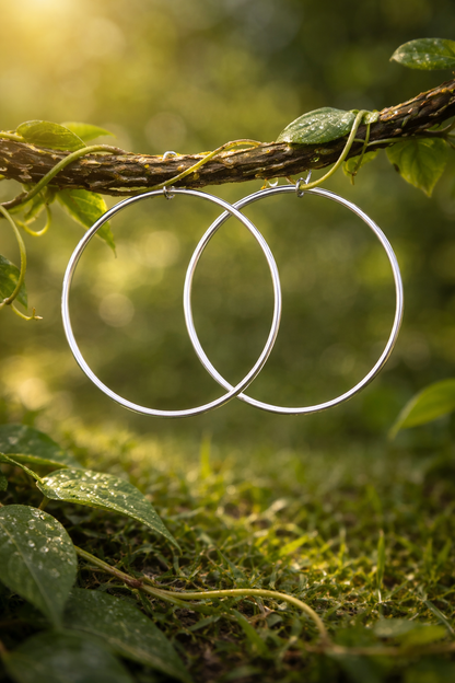 Super Simple Silver Circles